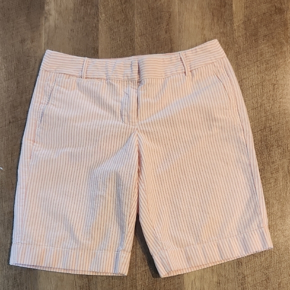 J. Crew Pants - J.Crew- City Fit- Women's Striped Shorts. Size O